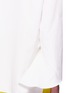 Detail View - Click To Enlarge - PORTS 1961 - Ruffle draped cuff cotton poplin top