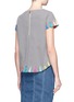Back View - Click To Enlarge - MIRA MIKATI - Yarn embroidered houndstooth top