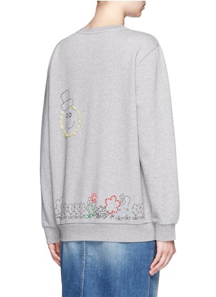 Back View - Click To Enlarge - MIRA MIKATI - 'Happy Forest' print embroidered sweatshirt
