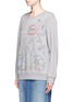 Front View - Click To Enlarge - MIRA MIKATI - 'Happy Forest' print embroidered sweatshirt