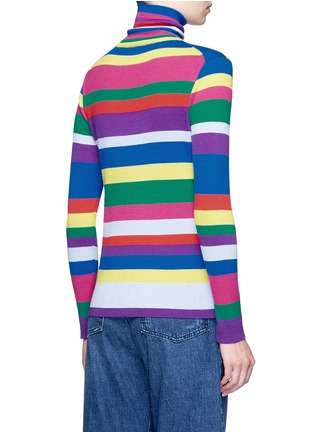 Back View - Click To Enlarge - MIRA MIKATI - Stripe Merino wool sweater