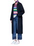 Figure View - Click To Enlarge - MIRA MIKATI - Stripe Merino wool sweater