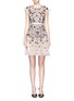 Main View - Click To Enlarge - NEEDLE & THREAD - 'Enchanted Lace' floral embellished tulle dress