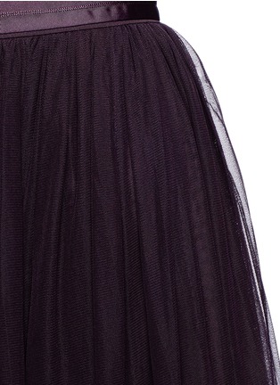 Detail View - Click To Enlarge - NEEDLE & THREAD - Tulle maxi skirt