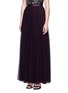 Front View - Click To Enlarge - NEEDLE & THREAD - Tulle maxi skirt
