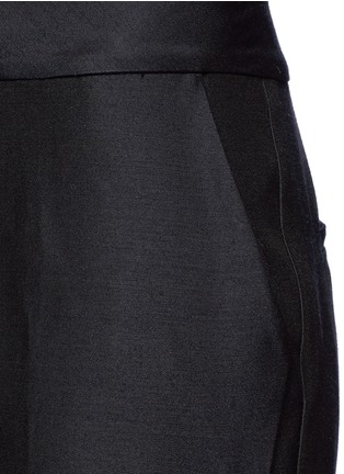 Detail View - Click To Enlarge - CO - Folded cuff wool-silk-cashmere pants