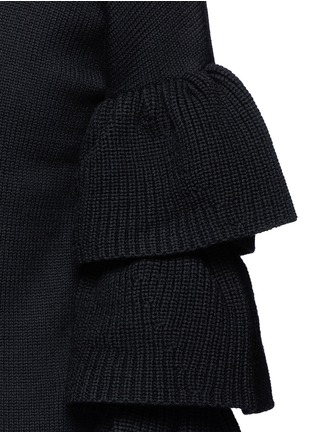 Detail View - Click To Enlarge - CO - Tiered sleeve wool knit sweater