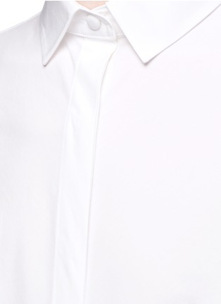 Detail View - Click To Enlarge - CO - Pleated cuff poplin shirt