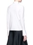 Back View - Click To Enlarge - CO - Pleated cuff poplin shirt