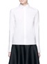 Main View - Click To Enlarge - CO - Pleated cuff poplin shirt