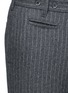 Detail View - Click To Enlarge - BARENA - 'Rampin' pinstripe cropped wool pants