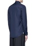 Back View - Click To Enlarge - KENZO - Contrast placket trim cotton shirt