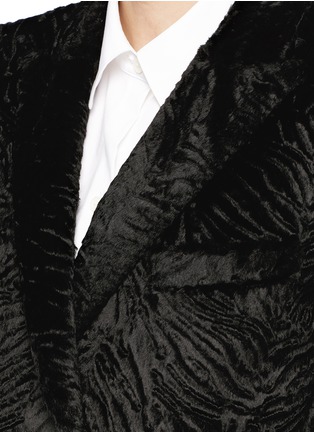 Detail View - Click To Enlarge - BLAZÉ MILANO - 'Everyday Unicorn' faux fur blazer