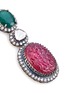 Detail View - Click To Enlarge - AISHWARYA - Diamond gemstone gold alloy drop earrings