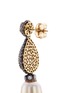 Detail View - Click To Enlarge - AISHWARYA - Diamond ruby pearl gold alloy drop earrings