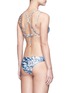 Back View - Click To Enlarge - VIX - 'Anatolia' geometric scale print triangle bikini top