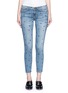 Detail View - Click To Enlarge - CURRENT/ELLIOTT - 'The Stiletto' star print skinny jeans