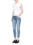 Figure View - Click To Enlarge - CURRENT/ELLIOTT - 'The Stiletto' star print skinny jeans