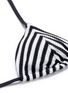 Detail View - Click To Enlarge - VITAMIN A - 'Natalie' stripe padded triangle bikini top