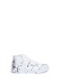 Main View - Click To Enlarge - AKID - Anthony Hi' marble print canvas high top kids sneakers