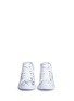 Figure View - Click To Enlarge - AKID - Anthony Hi' marble print canvas high top kids sneakers