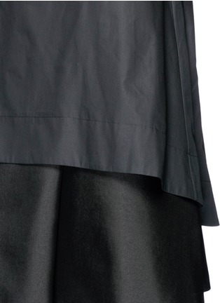 Detail View - Click To Enlarge - PAPER LONDON - 'Emeric' double layer combo A-line dress