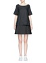 Main View - Click To Enlarge - PAPER LONDON - 'Emeric' double layer combo A-line dress