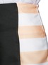 Detail View - Click To Enlarge - PAPER LONDON - 'Tropez' colourblock stripe cropped flare pants