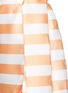 Detail View - Click To Enlarge - PAPER LONDON - 'Bonpont' side tie stripe gazar wrap skirt