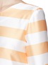 Detail View - Click To Enlarge - PAPER LONDON - 'Derain stripe gazar shift dress