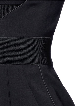 Detail View - Click To Enlarge - SELF-PORTRAIT - 'Lulu' pintuck cutout crepe jumpsuit