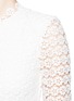 Detail View - Click To Enlarge - SELF-PORTRAIT - 'Eva' backless silk charmeuse lace wedding gown
