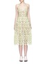 Main View - Click To Enlarge - SELF-PORTRAIT - 'Azalea' ladder trim lace dress