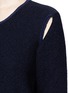 Detail View - Click To Enlarge - PORTS 1961 - Tassel tie cutout sweater