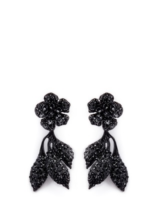 Main View - Click To Enlarge - VALENTINO GARAVANI - Glam garden party strass earrings