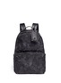 Main View - Click To Enlarge - VALENTINO GARAVANI - 'Camubutterfly Noir' nylon backpack