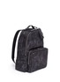 Figure View - Click To Enlarge - VALENTINO GARAVANI - 'Camubutterfly Noir' nylon backpack