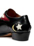Detail View - Click To Enlarge - VALENTINO GARAVANI - Butterfly star embroidery leather derbies