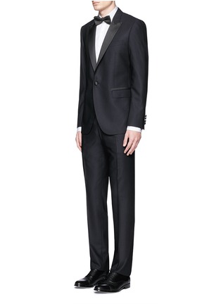 Figure View - Click To Enlarge - LANVIN - 'Attitude' peak lapel wool-mohair tuxedo suit