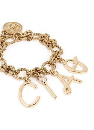 Detail View - Click To Enlarge - LANVIN - 'Ciao' crystal charms bracelet
