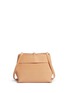 Back View - Click To Enlarge - KARA - Tie top leather crossbody bag