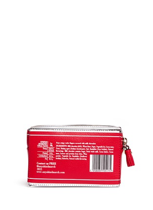 Figure View - Click To Enlarge - ANYA HINDMARCH - 'Kit Kat' mirror leather wristlet