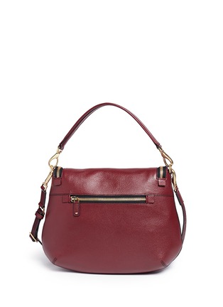 Back View - Click To Enlarge - ANYA HINDMARCH - 'No Mobiles Maxi Zip' leather crossbody bag