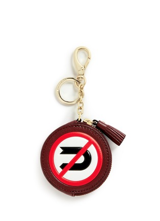 Main View - Click To Enlarge - ANYA HINDMARCH - 'No U-Turn' leather coin purse
