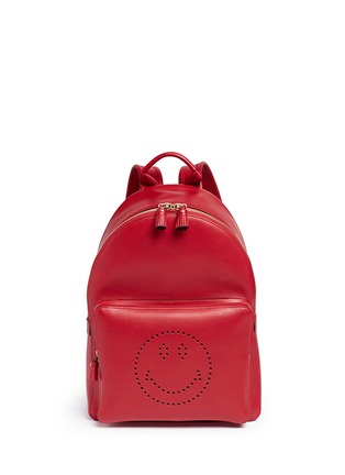 Main View - Click To Enlarge - ANYA HINDMARCH - 'Smiley' leather backpack