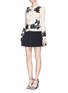 Figure View - Click To Enlarge - ALICE & OLIVIA - 'Cherrie' floral embroidery wool cardigan