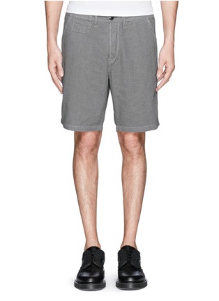 Main View - Click To Enlarge - PS PAUL SMITH - Micro houndstooth shorts