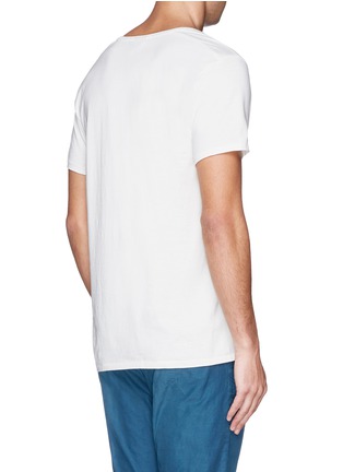 Back View - Click To Enlarge - SCOTCH & SODA - 'Home Alone' twisted side seam T-shirt