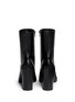 Back View - Click To Enlarge - ANN DEMEULEMEESTER - 'Glove' zip-up leather boots