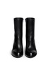 Figure View - Click To Enlarge - ANN DEMEULEMEESTER - 'Glove' zip-up leather boots